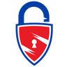 Super Lock and Key shield logo