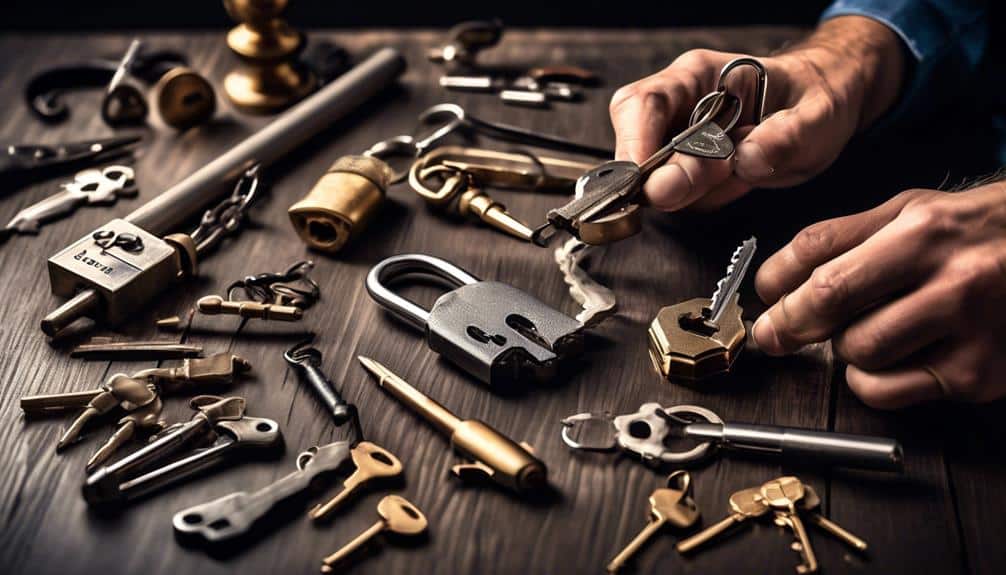 damaged locks and locksmiths