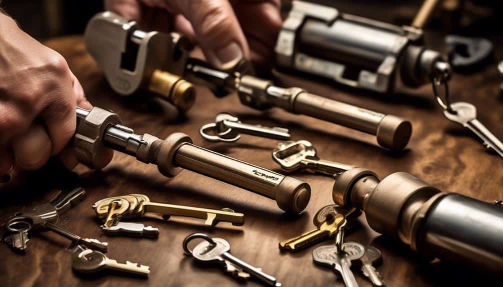 duplication of lever handle lock keys