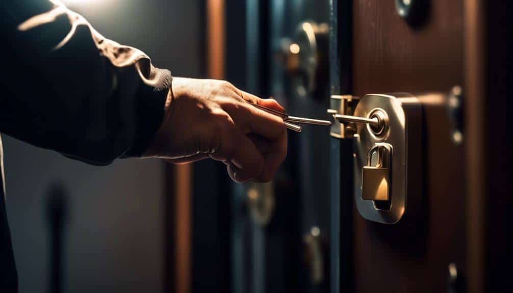 ensuring security of key locks