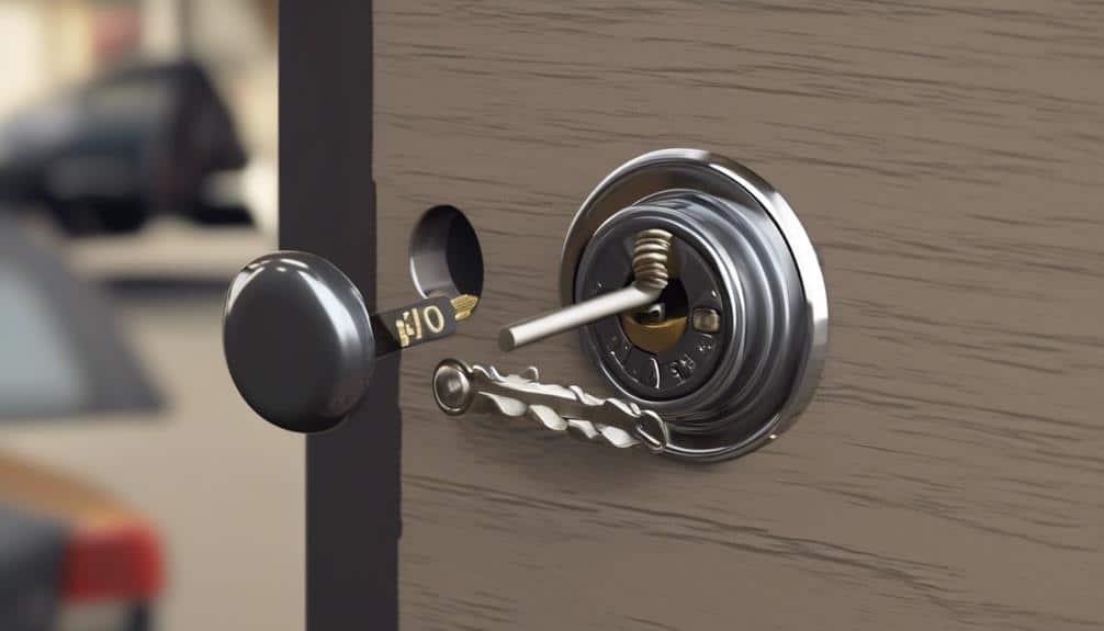 garage door lock key challenges