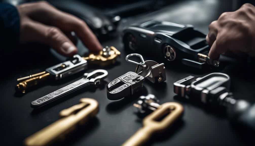 high security car lock tools