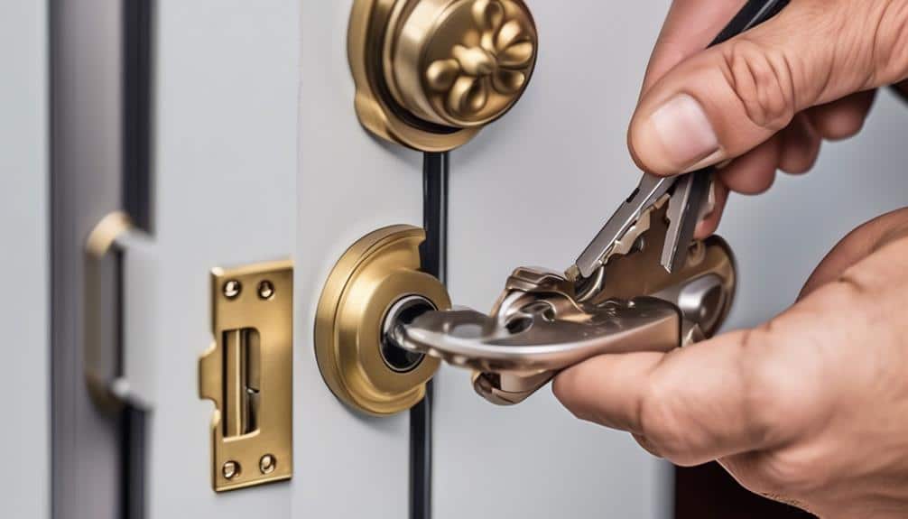 high security lever handle locks