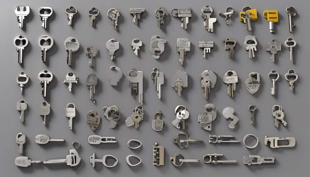 key duplication for pushbutton locks