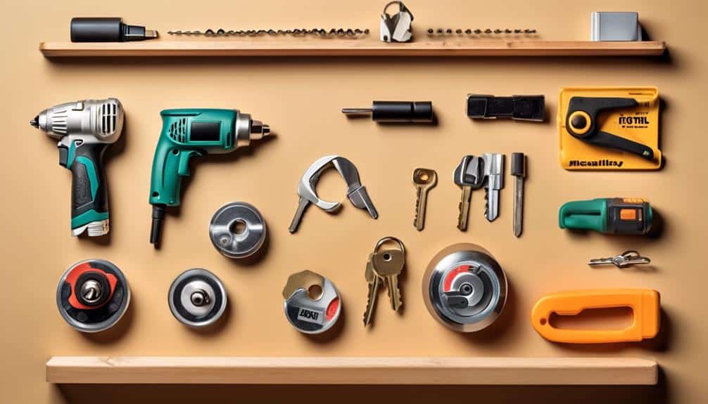 lock installation tools for retail