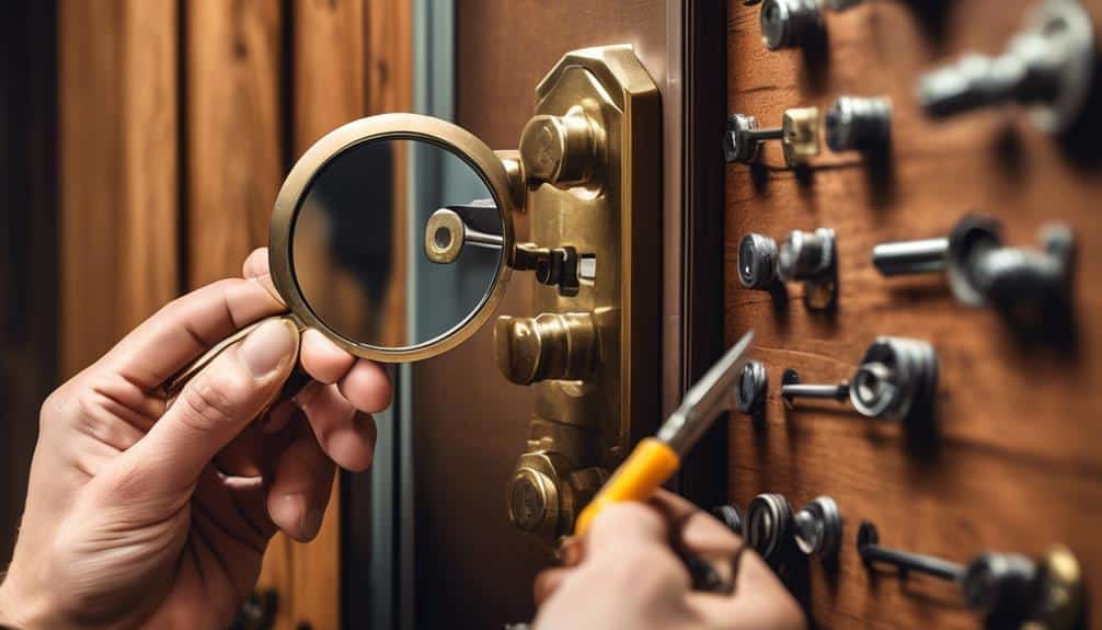 lock maintenance and property inspections