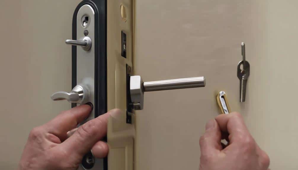 lock mechanism installation instructions