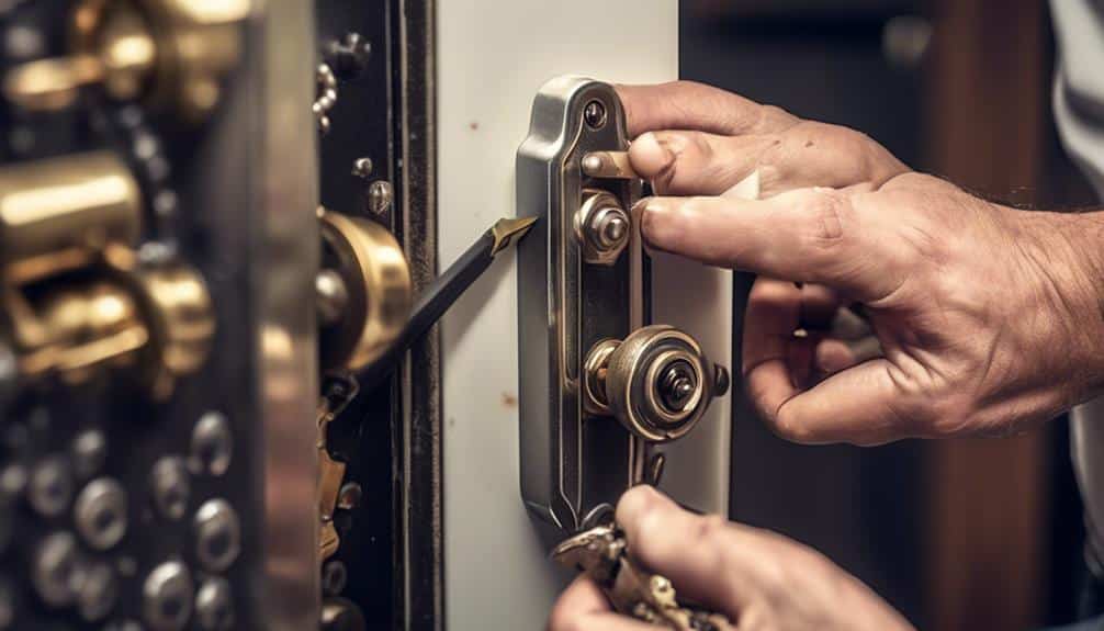 maintaining secure commercial locks