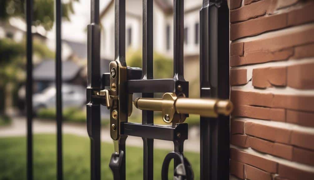 residential gate locks maintenance