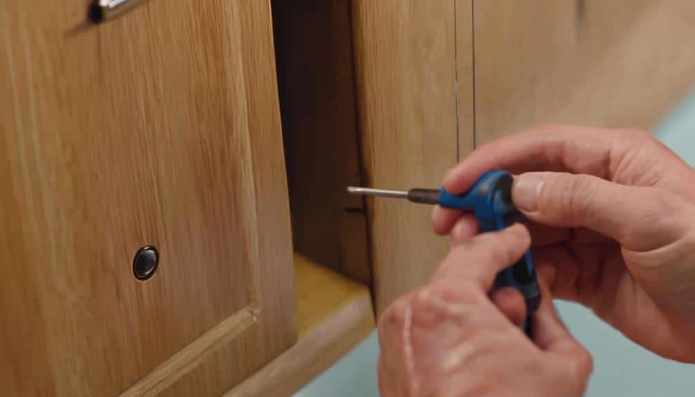 simple guide for installing locks on cabinets and drawers