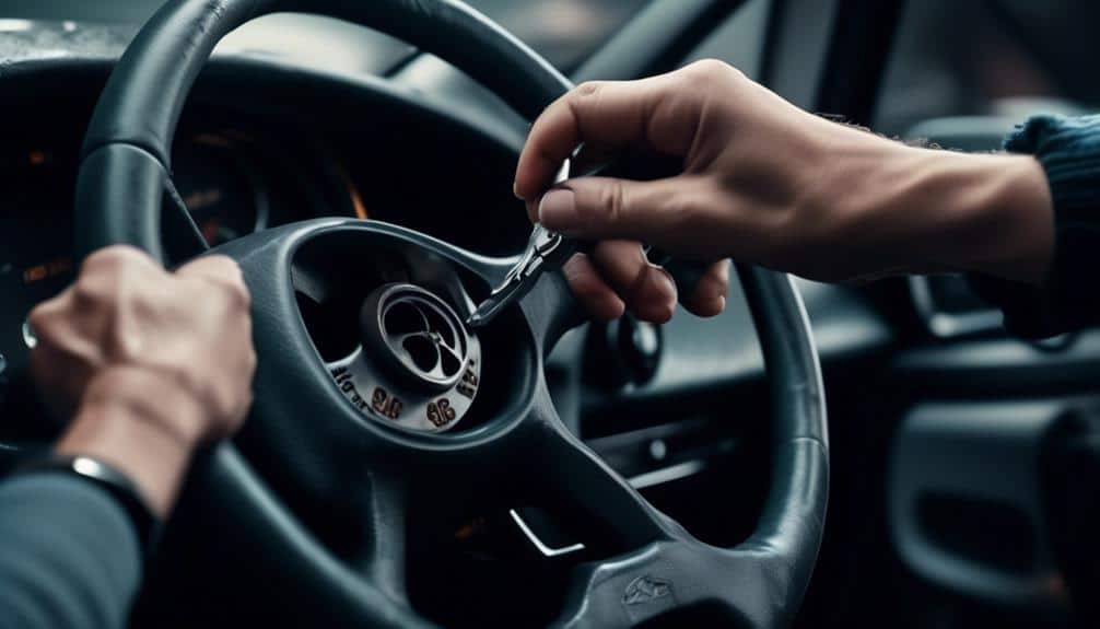 steering wheel lock removal tips
