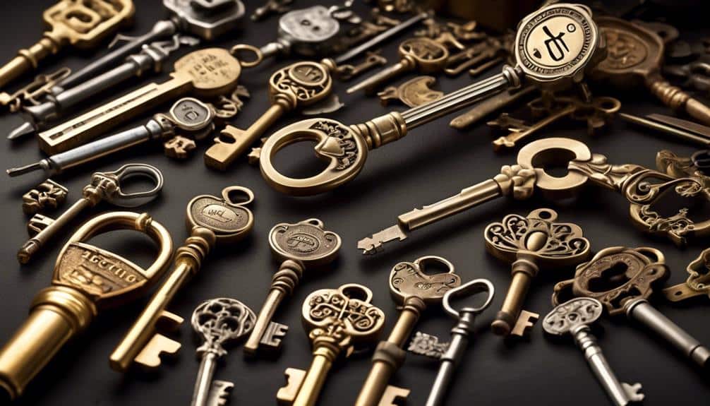 vintage skeleton key duplication