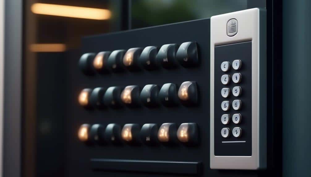 secure entry with keypad